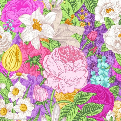 手繪花卉 自然之美在筆尖綻放